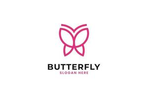 Butterfly logo design vector