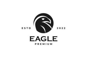 Head eagle logo design vector