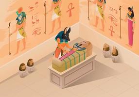 Egypt Isometric Composition vector