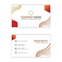 Business card design vector