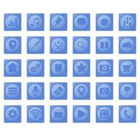 UI Icons Gradient vector