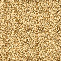 Gold glittery textured seamless pattern. Vector glitter golden hexagons background.