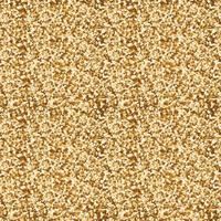 Gold glittery textured seamless pattern. Vector glitter golden hexagons background.