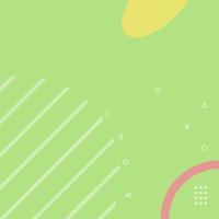 post social media green colour backgrounds 12 vector