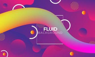 fluid abstract background gradation color vector
