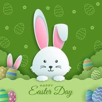 Happy Easter Day Background vector