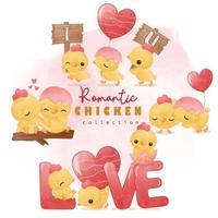 Little Chickens for Decoration vector