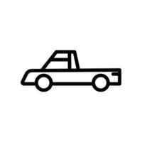 icono de coche estilo de icono de línea. adecuado para el símbolo de transporte. diseño simple editable. vector de plantilla de diseño