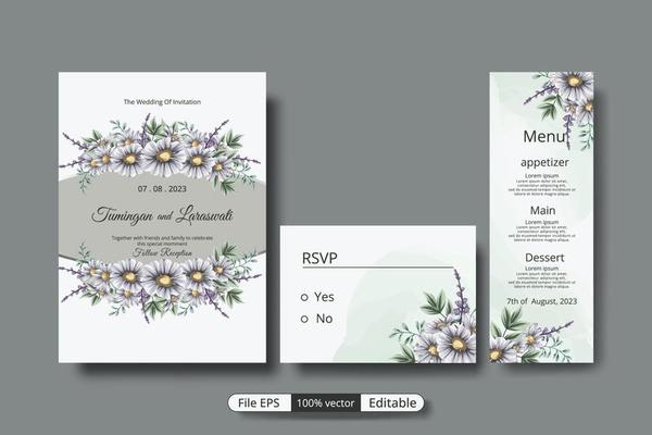 a beautiful luxury wedding invitation template that will make the party event more perfect