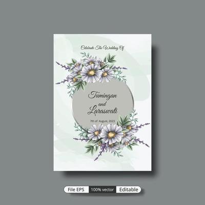 a beautiful luxury wedding invitation template that will make the party event more perfect