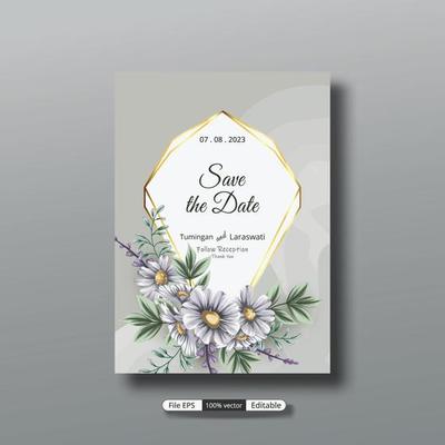 a beautiful luxury wedding invitation template that will make the party event more perfect