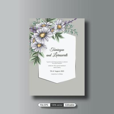 a beautiful luxury wedding invitation template that will make the party event more perfect