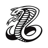 Stylized highly detailed snake cobra Royalty Free Vector