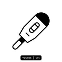 Thermometer Icon Vector - Symbol Sign Design