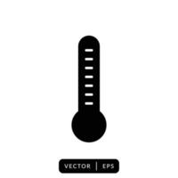 Thermometer Icon Vector - Symbol Sign Design