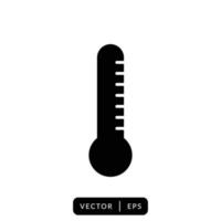 Thermometer Icon Vector - Symbol Sign Design