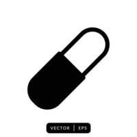 Simple Capsule Icon Vector Design