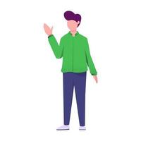 Standing Man Illustration vector