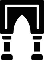 mosque Vector illustration on a background. Premium quality symbols. Glyphs vector icon for concept or graphic design.