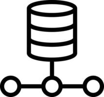 database Vector illustration on a background. Premium quality symbols. Vector icons for concept or graphic design.