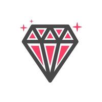 Diamond for Love Illustration vector