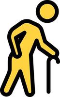 person Vector illustration on a background. Premium quality symbols. Vector icons for concept or graphic design.