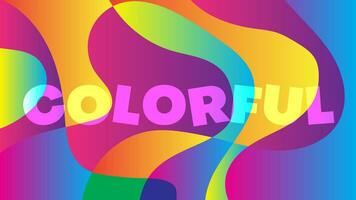 abstract colorful wave background.vector illustration vector