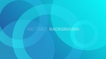 fondo geométrico azul abstracto con formas circulares.ilustración vectorial vector