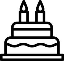 cake Vector illustration on a background. Premium quality symbols. Vector icons for concept or graphic design.