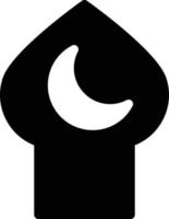 moon Vector illustration on a background. Premium quality symbols. Vector icons for concept or graphic design.