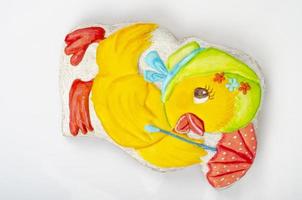 galletas de jengibre caseras en forma de animales para niños. foto de estudio