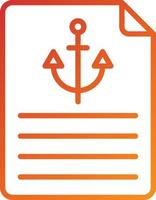 Anchor Text Icon Style vector