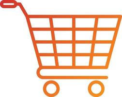 Shopping Cart Icon Style vector