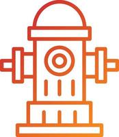 Hydrant Icon Style vector