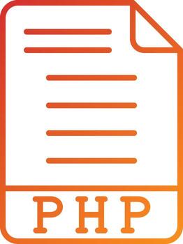 estilo de icono php vector