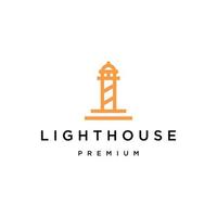 Lighthouse logo icon design template vector