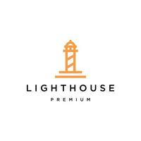 Lighthouse logo icon design template vector