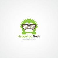 Hedgehog logo vector design illustration