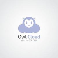 Owl logo vector design illustration