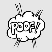 Hand drawn comic speech bubbles with emotion and text poof. vector doodle comic explosion cartoon illustrations isolated for posters, banners, web, and concept design.