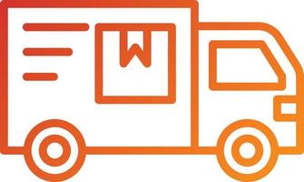 Delivery Truck Icon Style vector