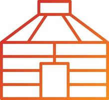 Yurt Icon Style vector