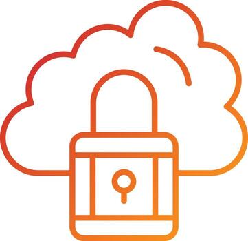 Cloud Data Icon Style vector