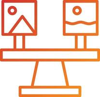 Comparison Icon Style vector