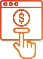 Subscription Model Icon Style vector