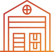 Warehouse Icon Style vector