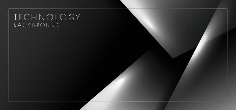 Abstract gradient white and black glossy style template. Overlapping artwork of headline with copy space background. illustration vector