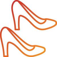 High Heels Icon Style vector