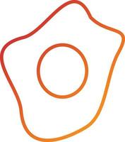 Fried Egg Icon Style vector