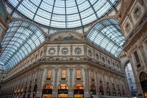 Milan italy 2018 gallery of the course in the center of Milan photo